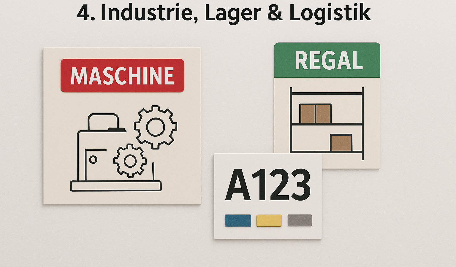 Magnetfolie fürs Lager